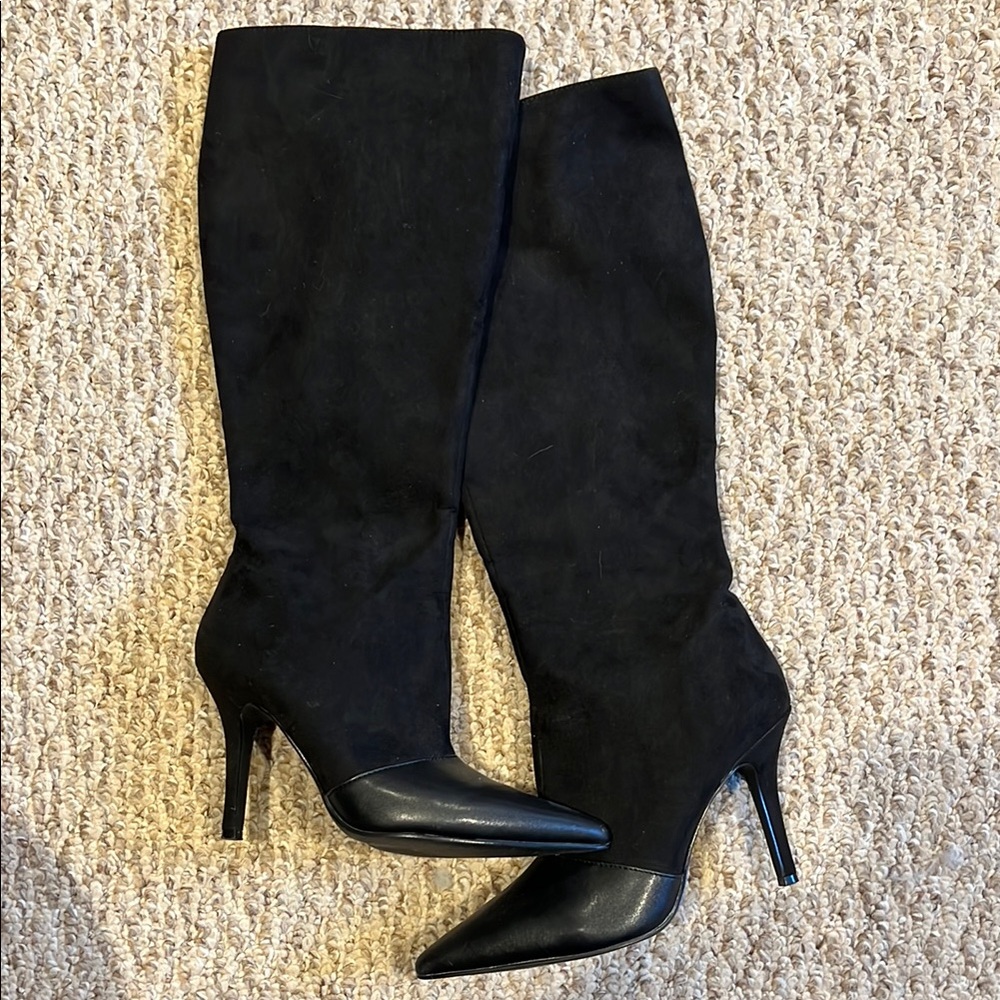 NY AND CO Elegant Black Knee-High Boots